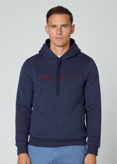 Hackett London Hoodies  Heritage hoody - navy