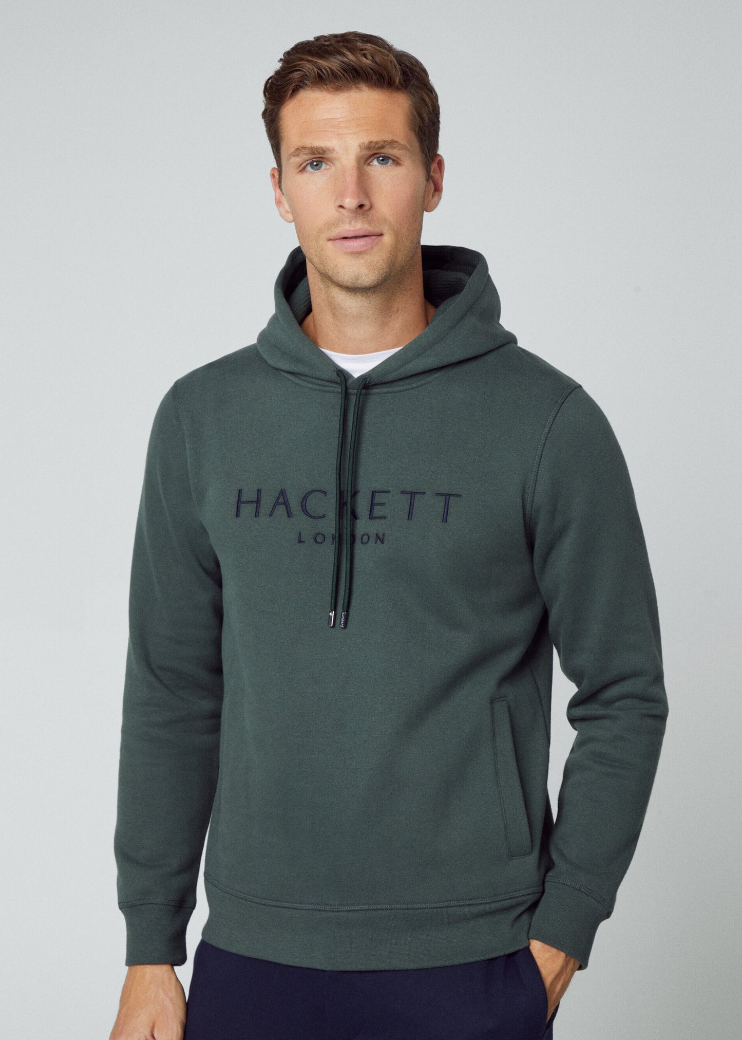 Hackett London Hoodies Heritage hoody - dark green