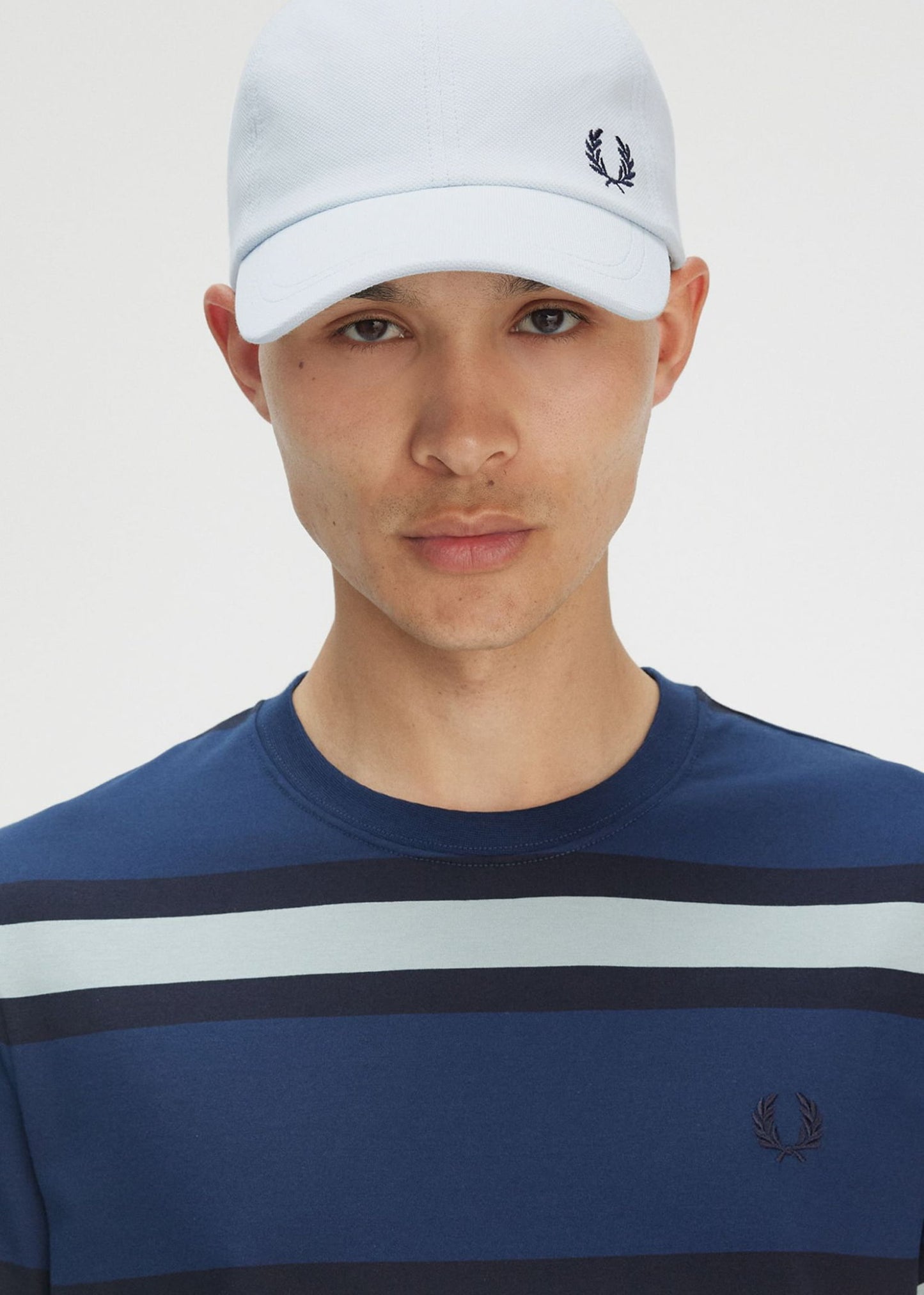 Fred Perry Petten Pique classic cap - light ice tennis blue