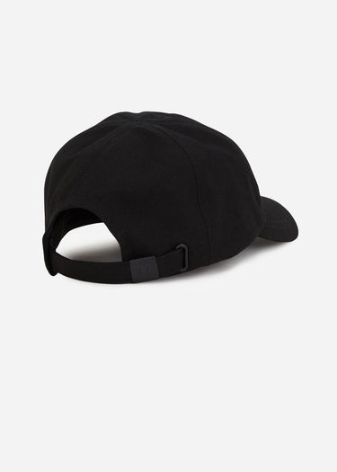 Fred Perry Petten Cotton canvas branded cap - black