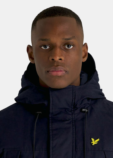 Lyle & Scott Jassen Microfleece parka 2.0 - dark navy