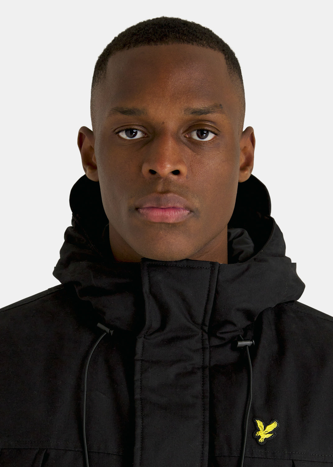 Lyle & Scott Jassen Microfleece parka 2.0 - jet black
