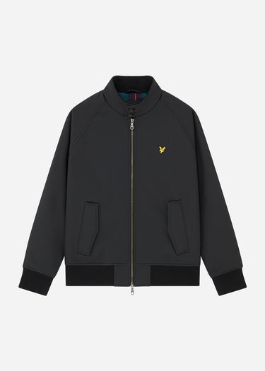 Lyle & Scott Jassen Softshell harrington jacket - jet black