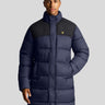 Lyle & Scott Jassen Longline wadded puffer - dark navy