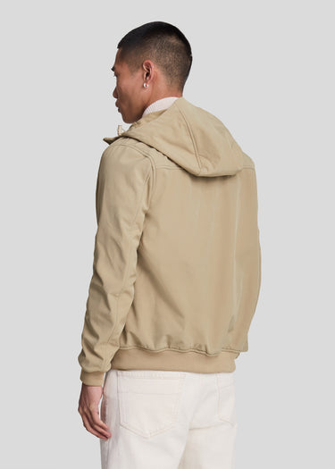 Lyle & Scott Jassen Fleece back softshell jacket - sage uniform