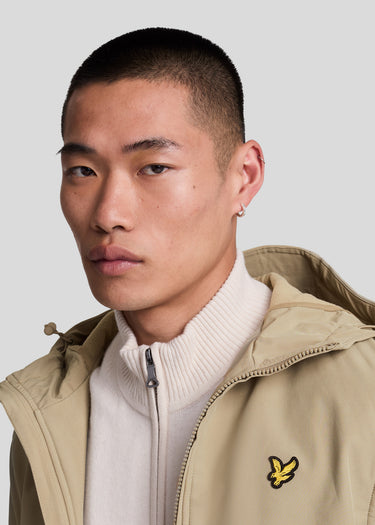 Lyle & Scott Jassen Fleece back softshell jacket - sage uniform