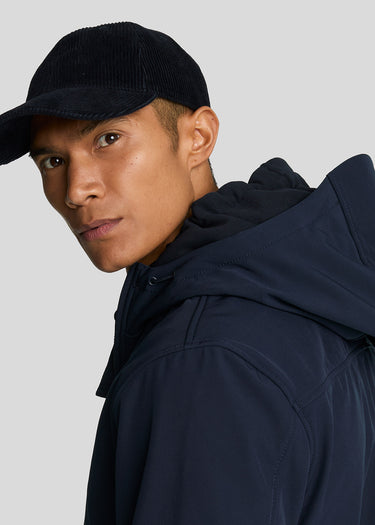 Lyle & Scott Jassen Fleece back softshell jacket - dark navy