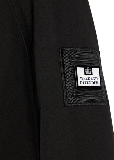 Weekend Offender Jassen Stipe softshell jacket - black