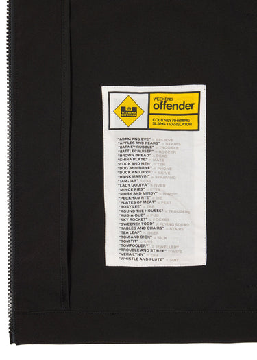Weekend Offender Jassen Stipe softshell jacket - black