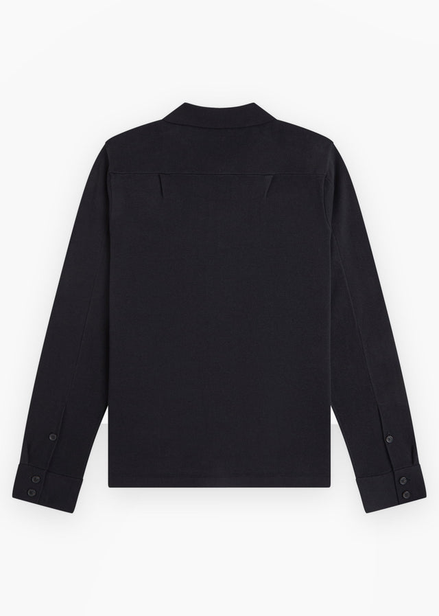 Fred Perry Truien Knitted overshirt - black