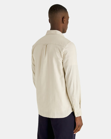 Lyle & Scott Overhemden Plain flannel shirt - cove