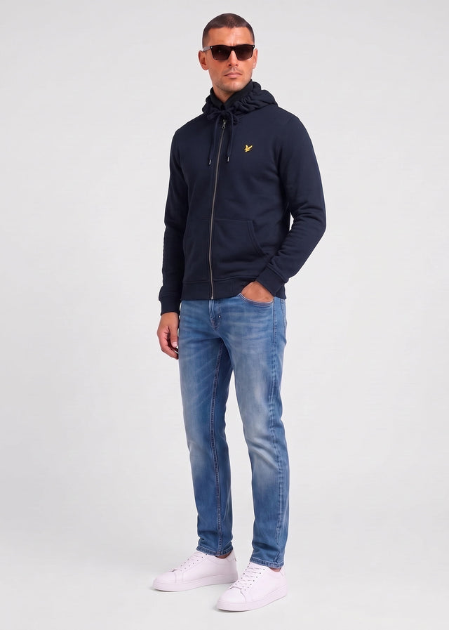 Lyle & Scott Vesten Zip through hoodie - dark navy