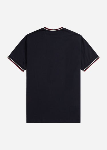 Fred Perry T-shirts Twin tipped t-shirt - navy snow white red