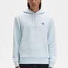 Fred Perry Hoodies Tipped hooded sweatshirt - light ice