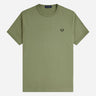 Fred Perry T-shirts Ringer t-shirt - olive mint