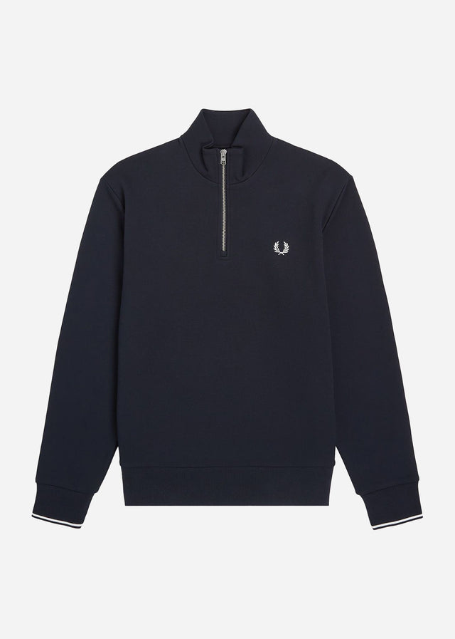 Fred Perry Truien Half zip sweatshirt - navy