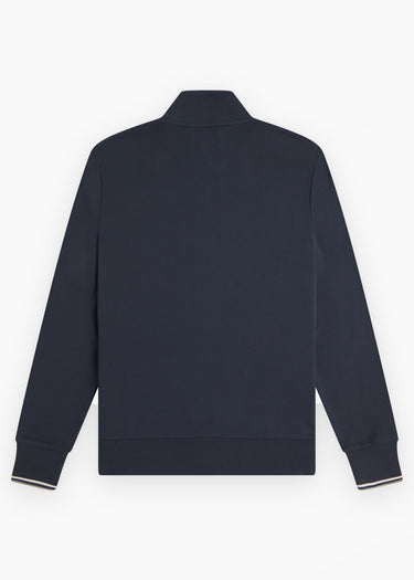 Fred Perry Truien Half zip sweatshirt - dark airforce ecru seagrass