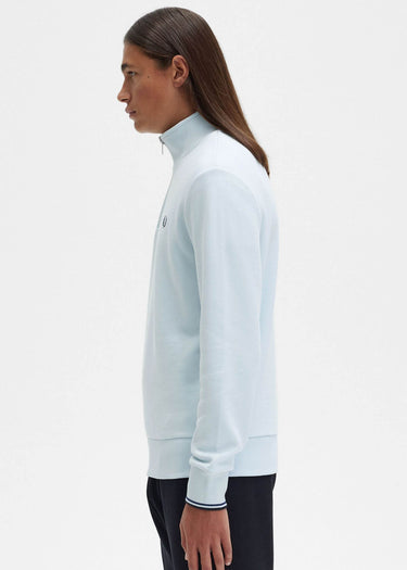 Fred Perry Truien  Half zip sweatshirt - light ice