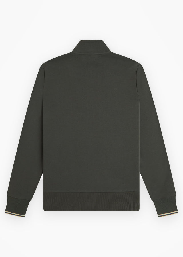 Fred Perry Truien Half zip sweatshirt - field green oatmeal