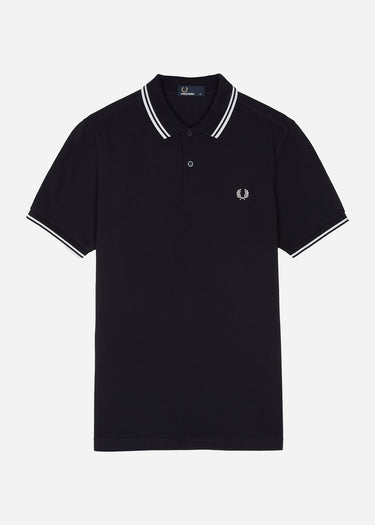 Fred Perry Polo's  Twin tipped Fred Perry shirt - navy white