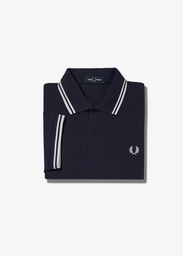 Fred Perry Polo's  Twin tipped Fred Perry shirt - navy white