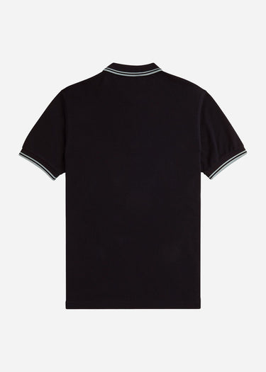 Fred Perry Polo's Twin tipped fred perry shirt - navy-silver blue silver blue