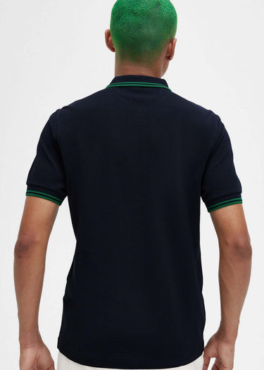 Fred Perry Polo's Twin tipped fred perry shirt - navy fp green
