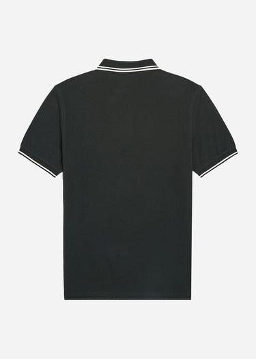 Fred Perry Polo's Twin tipped fred perry shirt - night green snow white snow white