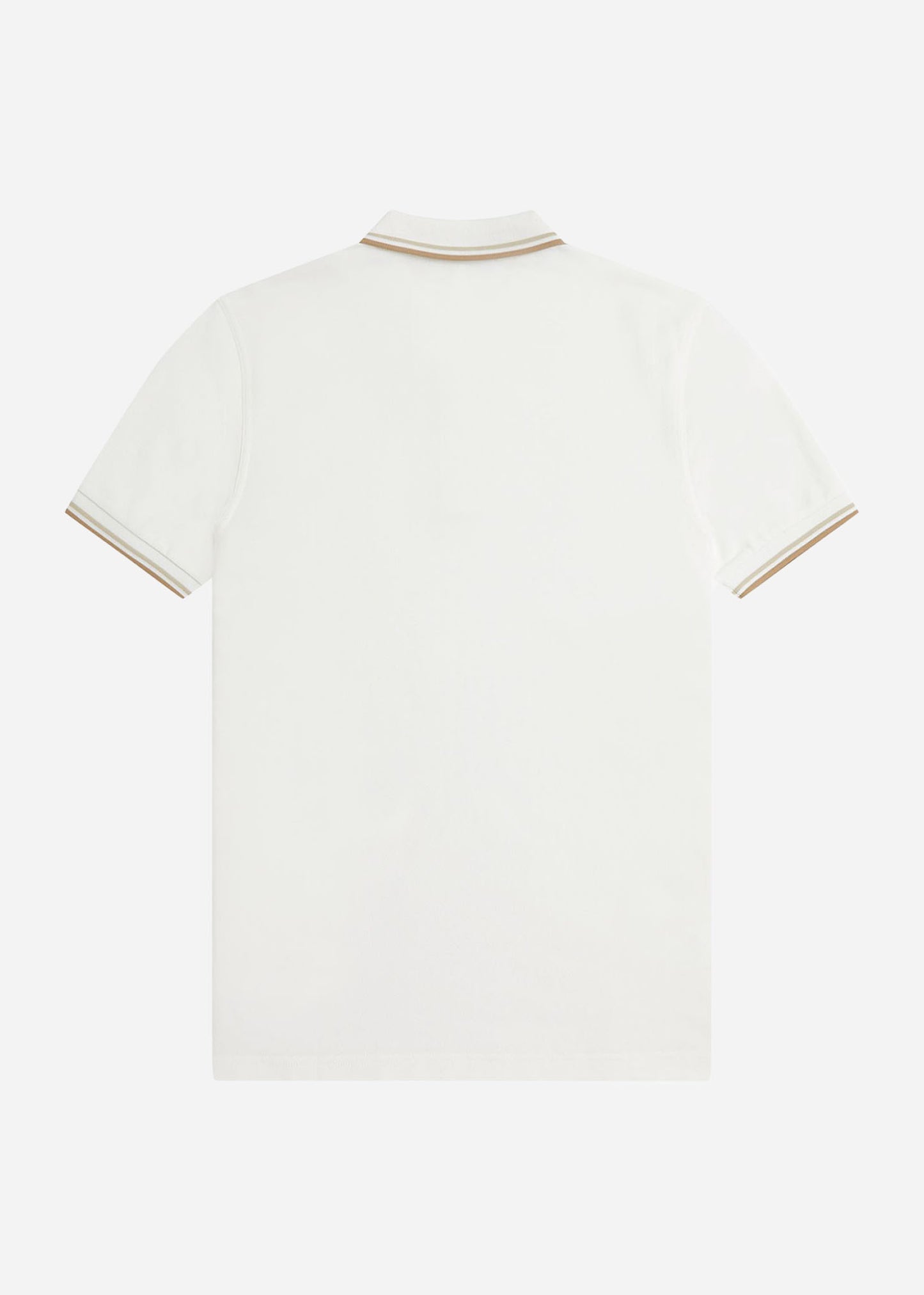 Fred Perry Polo's Twin tipped Fred Perry shirt - snow white oatmeal white stone