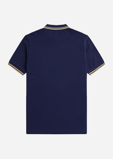 Fred Perry Polo's Twin tipped Fred Perry shirt - french navy ice cream
