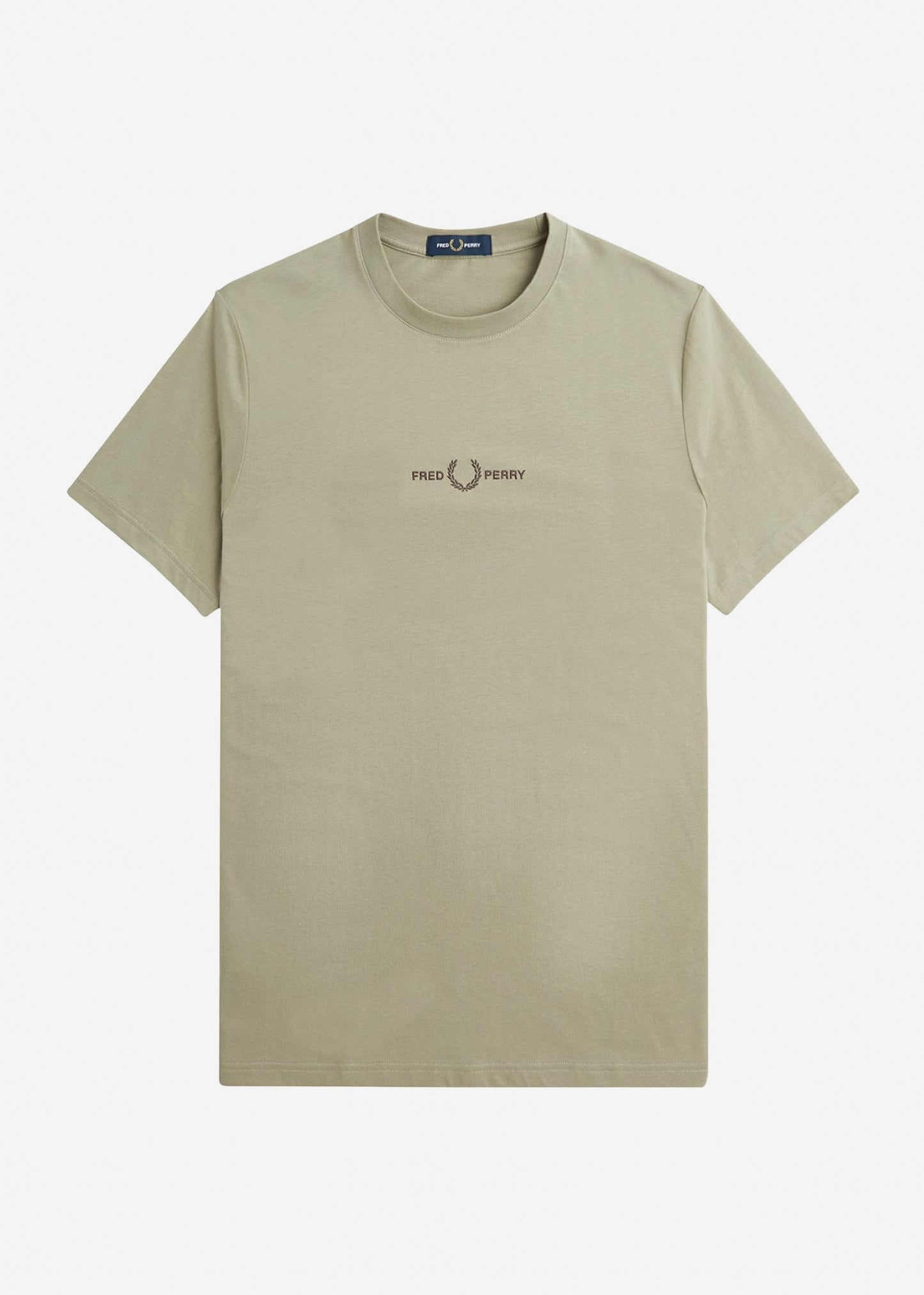 Fred Perry T-shirts Embroidered t-shirt - warm grey