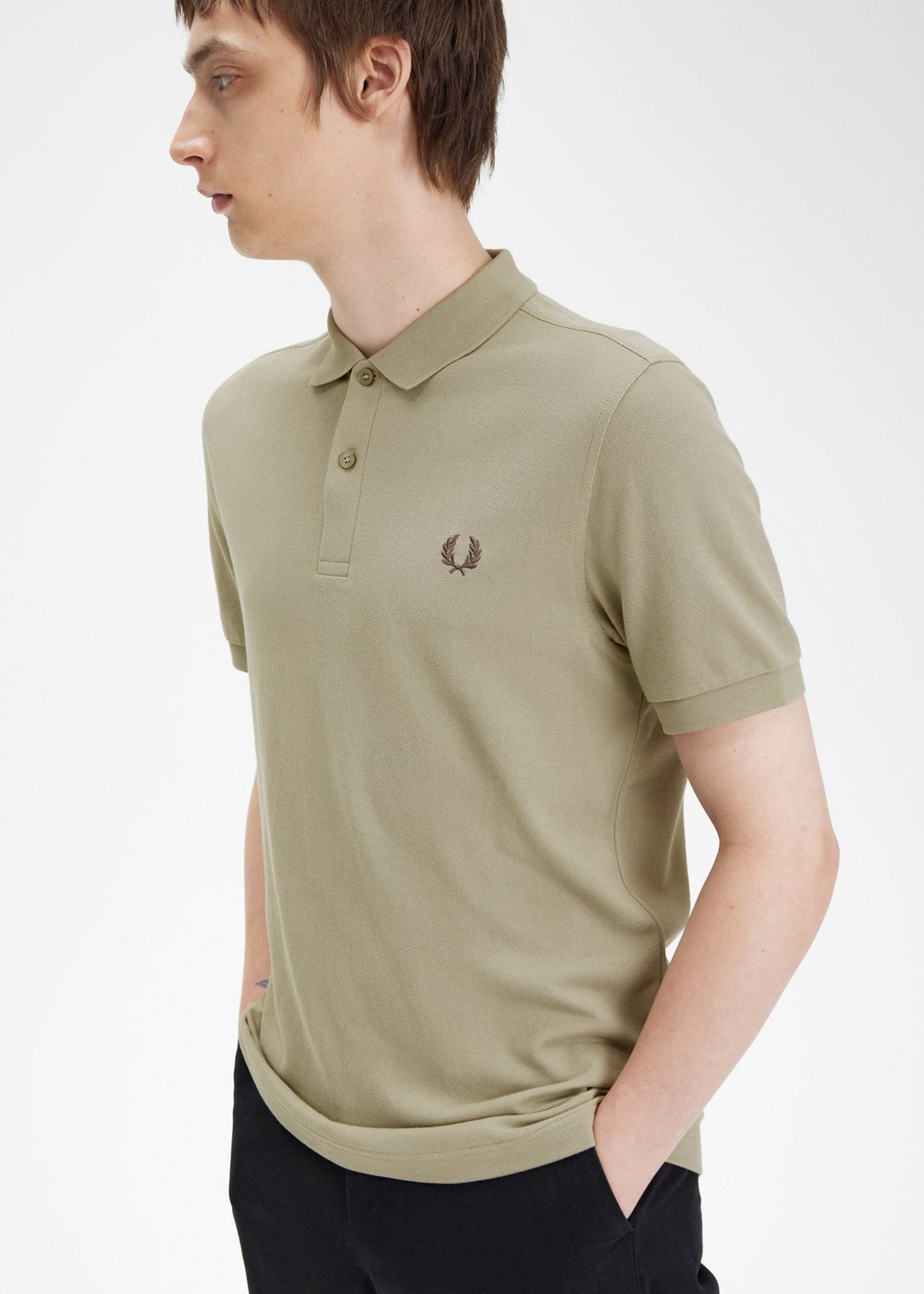 Fred Perry Polo's Plain fred perry shirt - warm grey brick