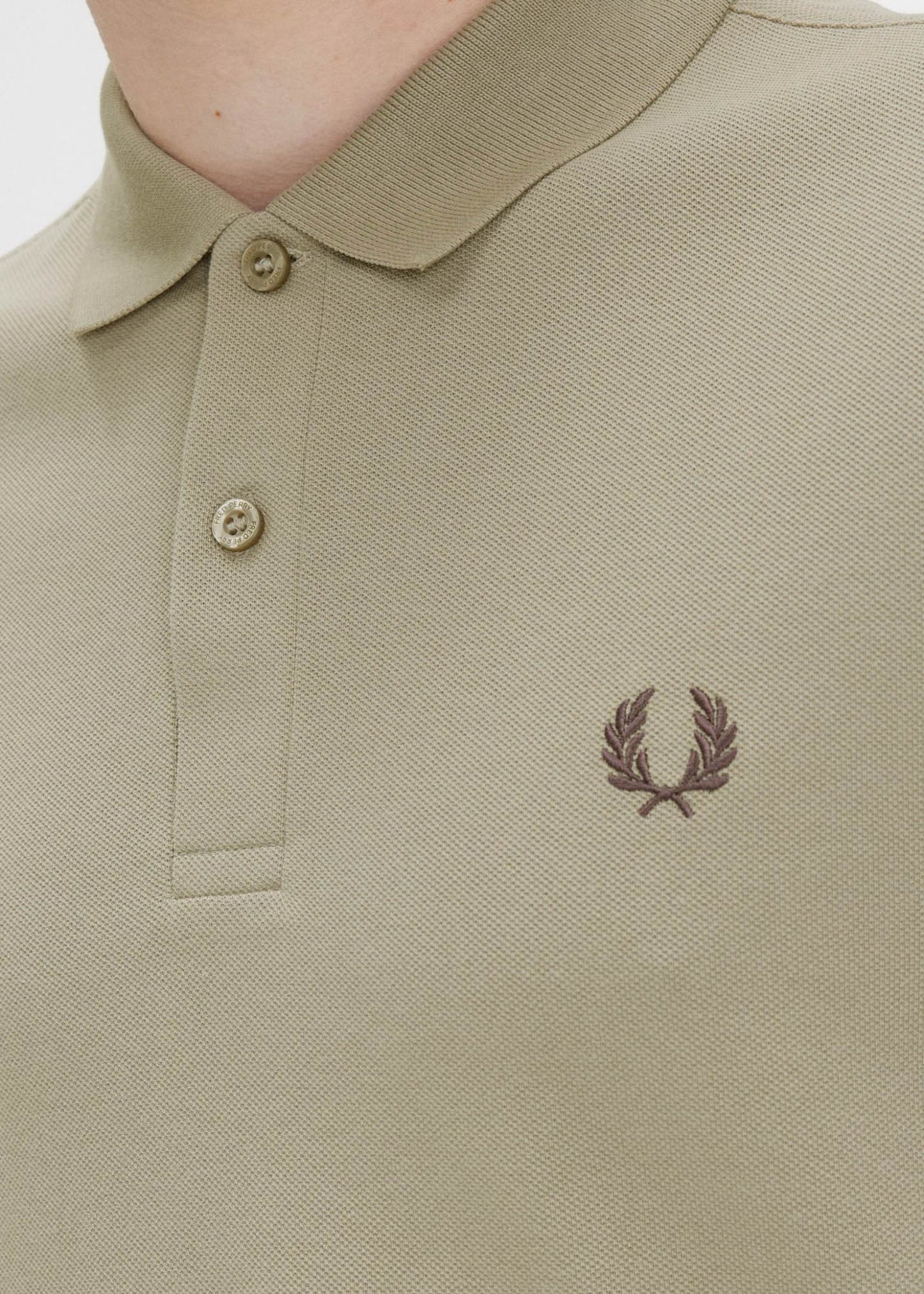 Fred Perry Polo's Plain fred perry shirt - warm grey brick