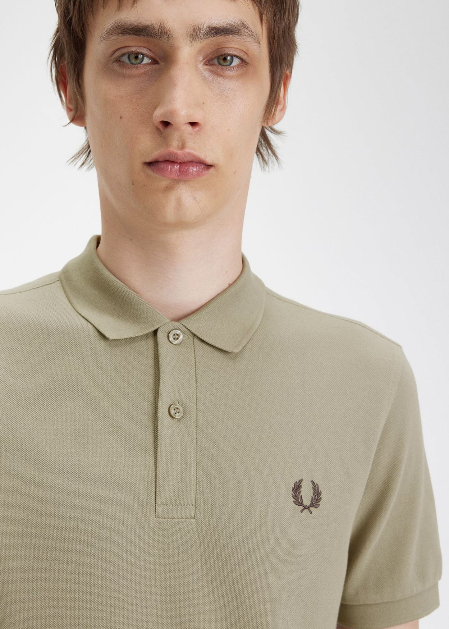 Fred Perry Polo's Plain fred perry shirt - warm grey brick