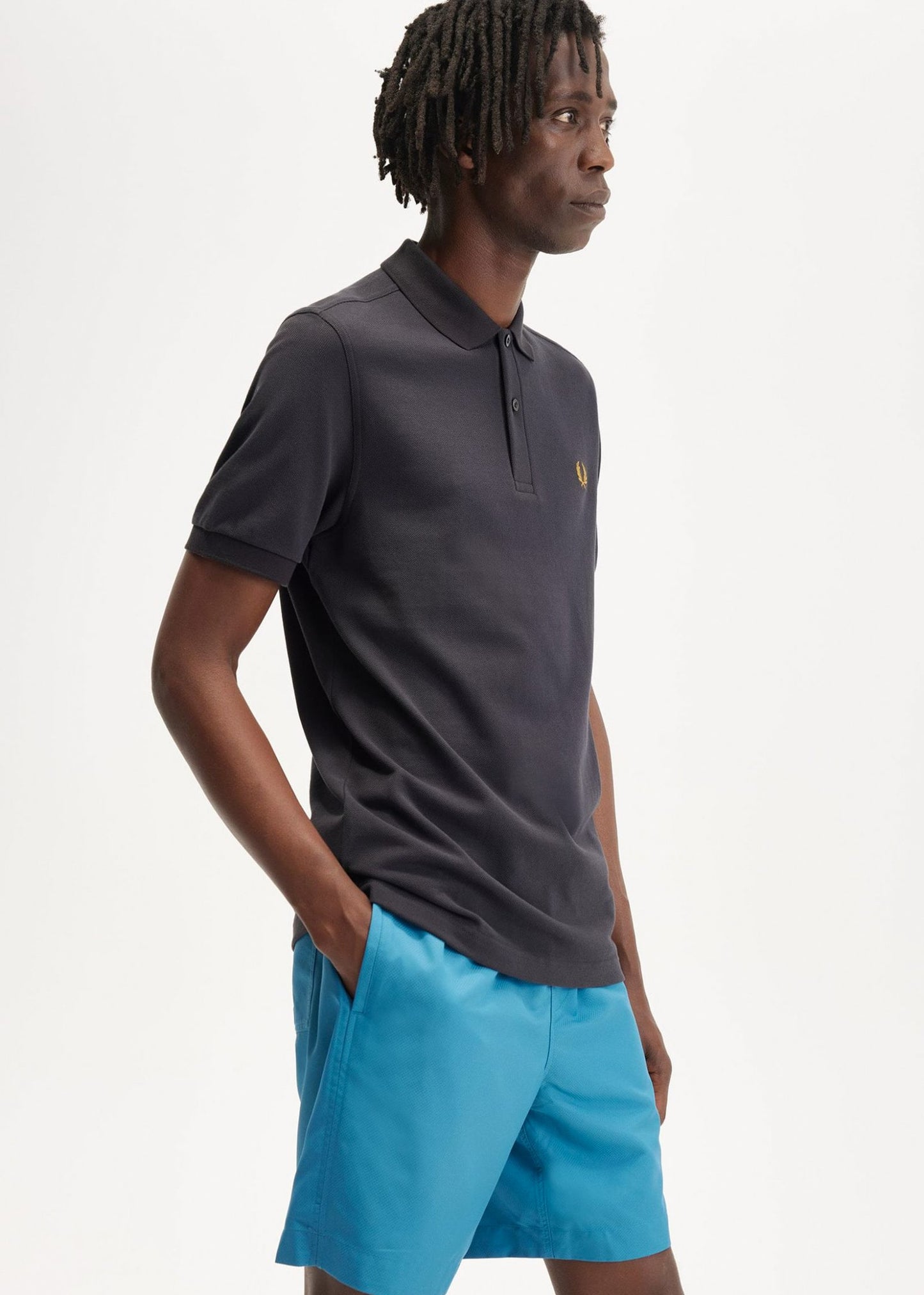 Fred Perry Polo's Plain fred perry shirt - anchorgrey