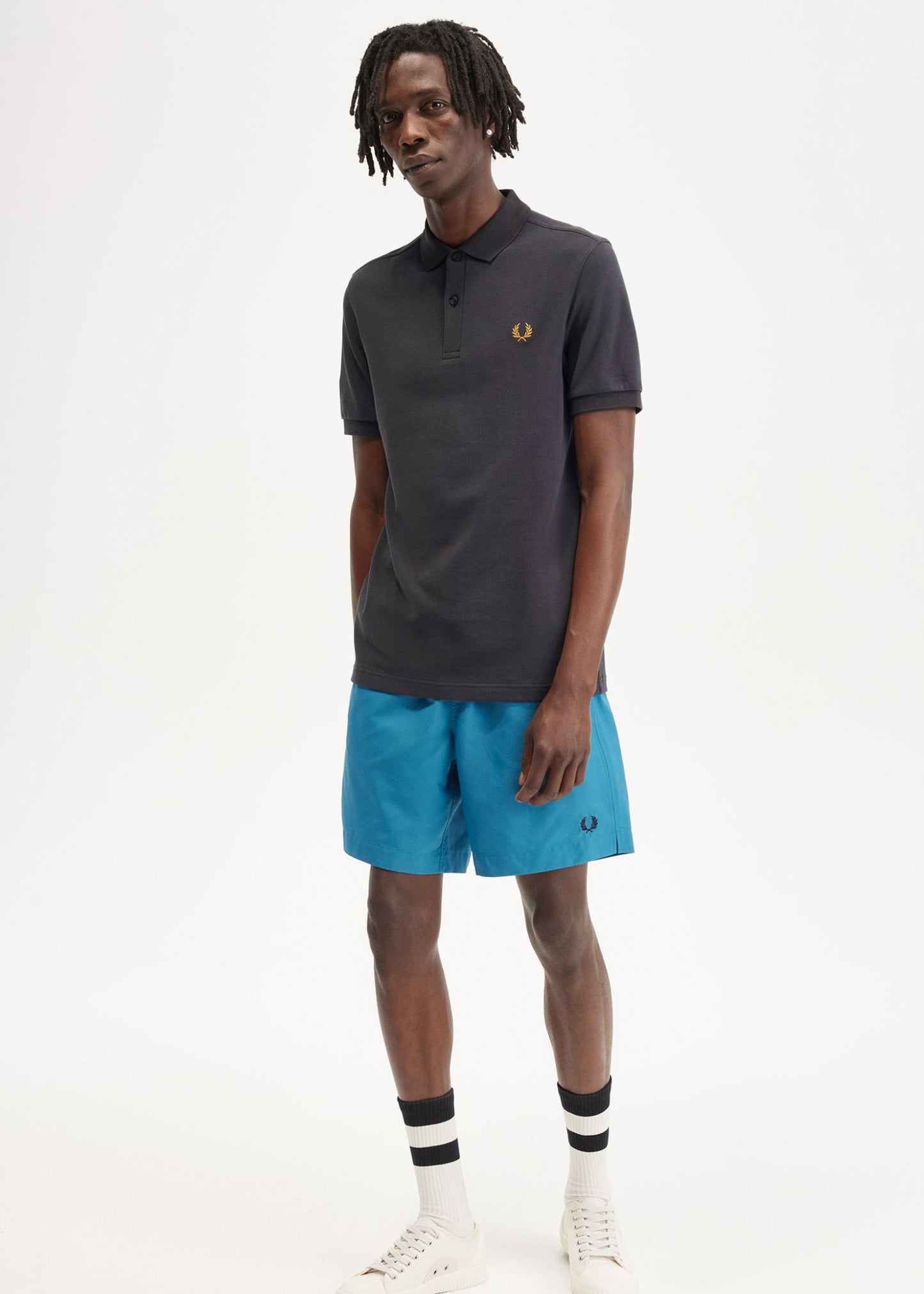 Fred Perry Polo's Plain fred perry shirt - anchorgrey