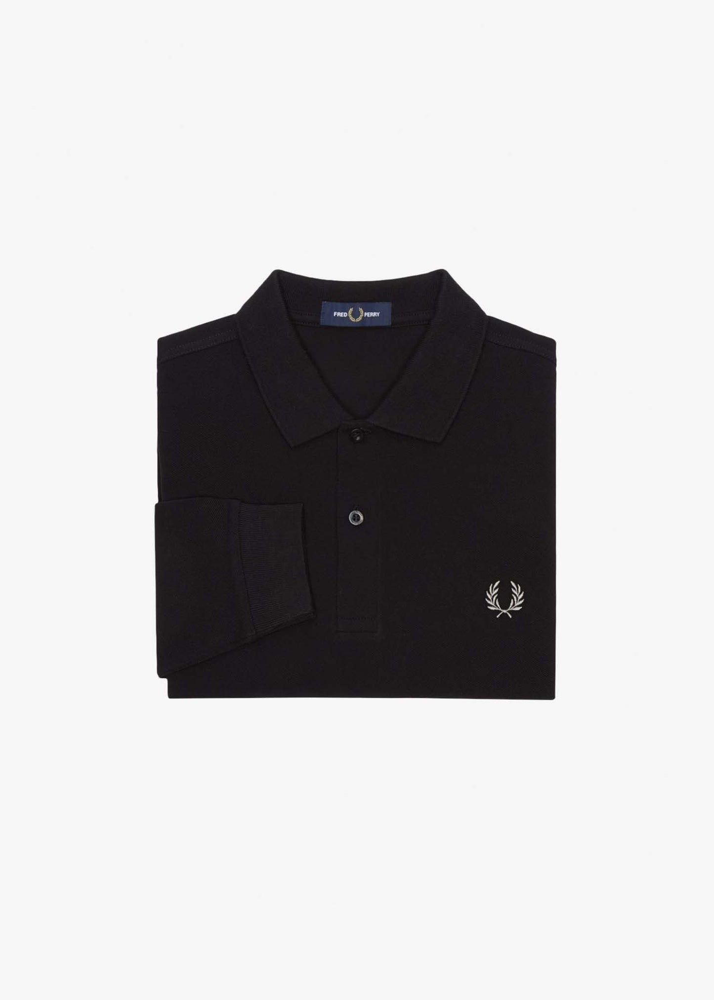 Fred Perry Longsleeve Polo's Ls plain fred perry shirt- black chrome