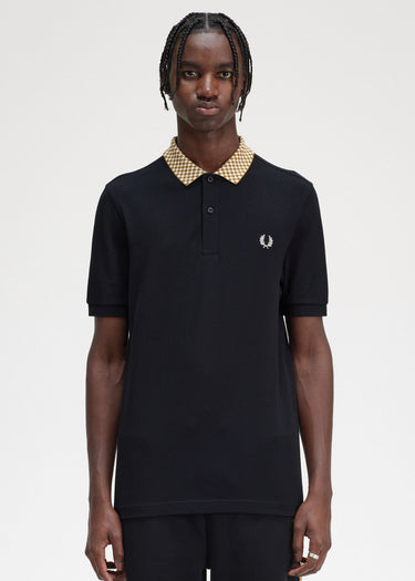 Fred Perry Polo's Collar detail polo shirt - black