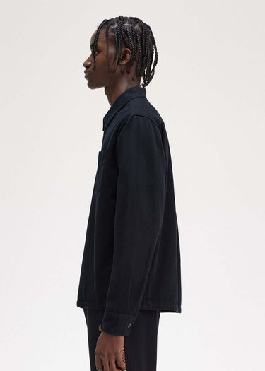Fred Perry Overshirts Twill overshirt - black