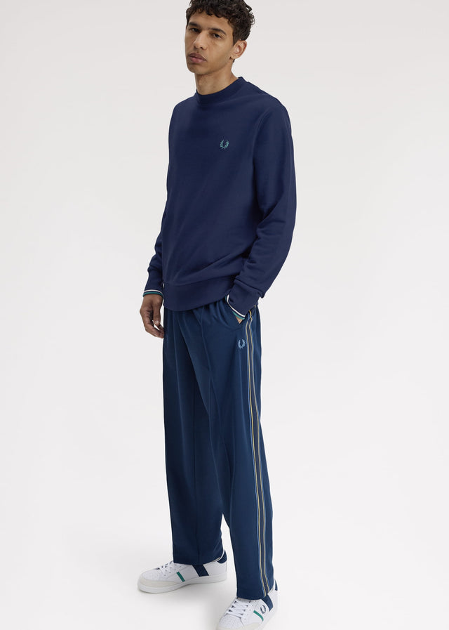 Fred Perry Truien Crew neck sweatshirt - tennis blue snow white deep mint