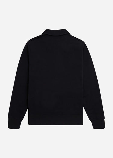 Fred Perry Truien  Half zip collar sweater - black