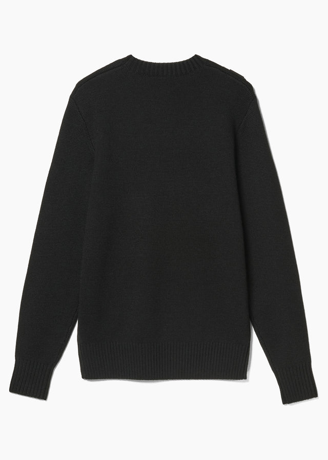 MA.Strum Truien Oka crew sweater - black