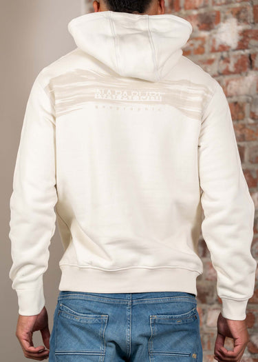Napapijri Hoodies Back graphic hoodie - beige dimity