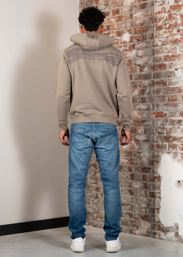 Napapijri Hoodies Back graphic hoodie - fallen rock