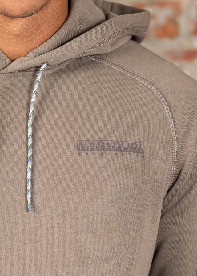Napapijri Hoodies Back graphic hoodie - fallen rock