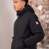 Aquascutum Jassen Soft shell mid parka - black