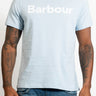 Barbour T-shirts Barbour logo t-shirt - ocean sky
