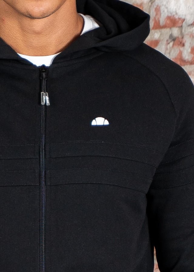 Ellesse Vesten Rimella full-zip hoody - black