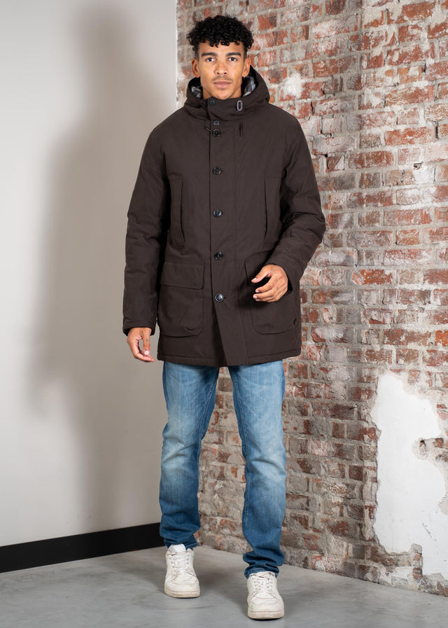 Barbour Jassen Winter beaufort waterproof parka - black oak