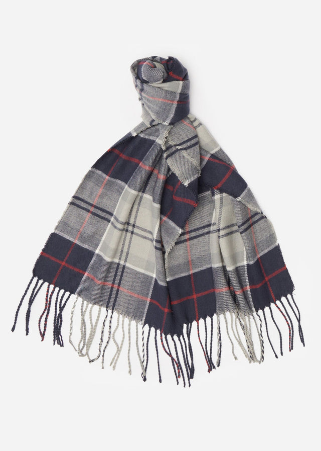 Barbour Sjaals Swinton beanie & galingale scarf gift set - blue granite